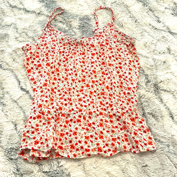 GAP Women’s Floral Tank Top, Size L, Excellent Condition!! Cute!! - Picture 5 of 5